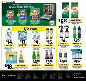 Drakes catalogue week 44 Page 18: Bosistos Multipurpose or Bathroom & Shower Cleaner Spray €4,50