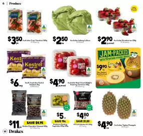 Drakes catalogue week 44 Page 6: Australian Blush Sweet Delights Snacking Tomatoes €4,90