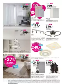Möbelix leták Strana 6: Marion Store 1 kusová záclona €399,00, Silvi závěsné LED svítidlo €1.499,00