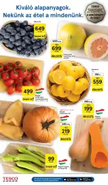Tesco akciós újság hét 44 Oldal 2: Kék szőlő €649,00, Tesco pomelo €699,00