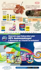 Tesco akciós újság hét 44 Oldal 26: Persil mosószer €4.999,00, Somat mosogatógép-kapszula €4.799,00