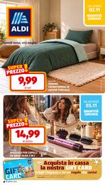 Volantino ALDI settimana 45 Pagina 34: Novitesse parure copripiumino in cotone percale €9,99