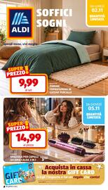 Volantino ALDI settimana 45 Pagina 34: Novitesse parure copripiumino in cotone percale €9,99