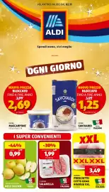 Volantino ALDI settimana 45 Pagina 1: Gourmet Prosciutto Cotto Gran Riserva XXL €3,49, I colori del sapore mele golden €0,99