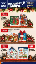 Volantino ALDI settimana 45 Pagina 12: Kinder Calendario dell'Avvento chalet €11,99, Kinder Calendario dell'Avvento €12,99
