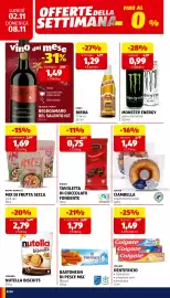 Volantino ALDI settimana 45 Pagina 22: Riquet Tavoletta di cioccolato fondente €0,75, Bastoncini di pesce MSC €1,79