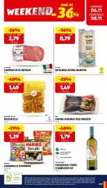 Volantino ALDI settimana 45 Pagina 23: Casteltorre Passerina Terre d'Abruzzo IGT €1,79, BBQ Brioche Burger Bun Classic €1,49