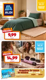 Volantino ALDI settimana 45 Pagina 34: Novitesse parure copripiumino in cotone percale €9,99