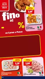 Volantino ALDI settimana 45 Pagina 6: Il podere coppa di suino a fette €2,99, Il Podere bocconcini di fesa di tacchino €3,29