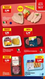 Volantino ALDI settimana 45 Pagina 7: Martini Cotoletta di suino alla pizzaiola €1,99, Hamburger Piemontese €2,79
