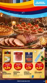 Volantino ALDI settimana 45 Pagina 9: Il tagliere del re Prosciutto Crudo €1,89, Almare Seafood Ritagli di Salmone MSC €2,19