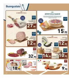 Volantino Spazio Conad Pagina 12: Piave Vecchio DOP Selezione Oro €15,90, Prosciutto cotto premium Gardani €25,90