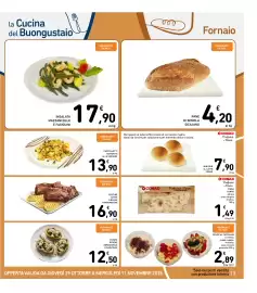 Volantino Spazio Conad Pagina 13: Pinsa Conad all’olio extra vergine di oliva €1,49, Pane di semola siciliano €4,20