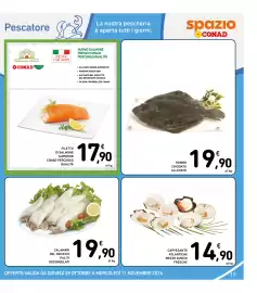 Volantino Spazio Conad Pagina 15: Calamari del Pacifico puliti decongelati €19,90
