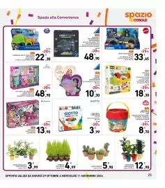 Volantino Spazio Conad Pagina 25: Pennarelli Turbo Color Giotto €3,99, Puzzle Disney Princess Ravensburger €10,30