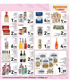 Volantino Spazio Conad Pagina 3: Fette croccanti di segale Wasa €2,49, Brodo granulare Conad carne, verdure €1,79
