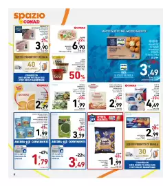 Volantino Spazio Conad Pagina 6: Coccole Bonduelle €1,99, Pizza Margherita Conad Alimentum senza glutine €2,99