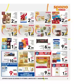Volantino Spazio Conad Pagina 7: Merenda con doppia farcitura al latte Conad €2,49