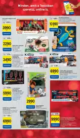 Tesco akciós újság Oldal 11: Hex Bots kaméléon €10.990,00, X-shot kombo szivacslövő játékfegyverszett €5.990,00
