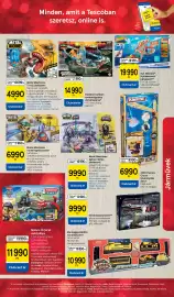 Tesco akciós újság Oldal 9: Zuru metal machines verseny pályaszett €6.990,00, Mancs Őrjárat autópálya €11.990,00