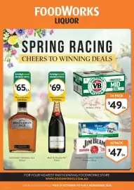 Foodworks catalogue week 44 Page 14: Jack Daniel's Gentleman Jack €65,00, Jim Beam or Canadian Club €47,00