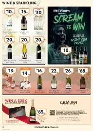 Foodworks catalogue week 44 Page 15: Brown Brothers Prosecco €16,00, Grant Burge NV Sparkling €22,00