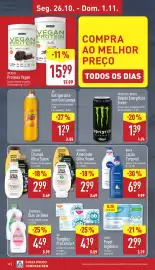 Folheto ALDI semana 44 Página 12: Nivea loção corporal €6,99, Garnier amaciador ultra suave €2,99
