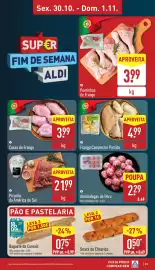 Folheto ALDI semana 44 Página 23: Frango Campestre Partido €4,99, Almôndegas de Peru €2,29