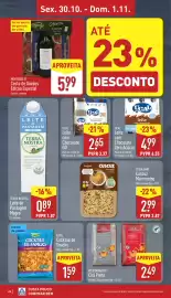 Folheto ALDI semana 44 Página 26: Westminster chá preto €2,49, Aspil cocktail de snacks €1,59