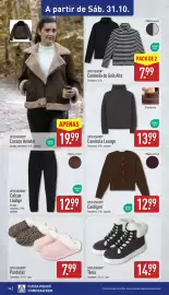 Folheto ALDI semana 44 Página 34: Up2fashion cardigan €12,99, Up2fashion calças lounge €12,99