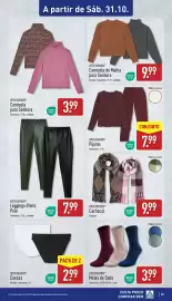 Folheto ALDI semana 44 Página 35: Cachecol Up2fashion €9,99, Pijama Up2fashion €7,99