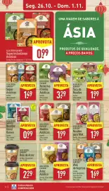 Folheto ALDI semana 44 Página 6: Asia green garden arroz asiático €1,99, Asia green garden wok de vegetais €1,69