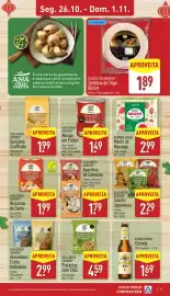 Folheto ALDI semana 44 Página 9: Asia green garden snacks japoneses €2,29, Schätze des Orients tortilhas de trigo dürüm €1,89