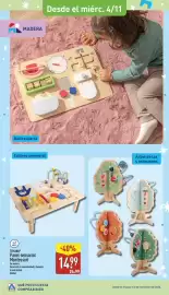 Folleto ALDI semana 45 Página 33: Toylinopanel sensorial montessori €14,99