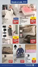 Folleto ALDI semana 45 Página 47: Home Creation manta aterciopelada doble cara €12,99, Ambiano almohadilla eléctrica €17,99