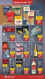 Folleto ALDI semana 45 Página 50: Westminster tés de navidad €1,49, La Fortaleza caja de polvorones €6,99