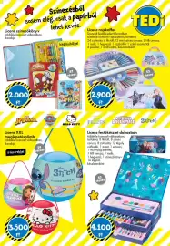 Tedi katalógus Oldal 4: Spidey amazing friends super activity album €2.000,00, Licenc festőkészlet €4.100,00