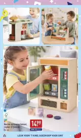 ALDI folder | Speelgoed Pagina 14: Houten verkoopautomaat, sapbar of ijssalon €14,99