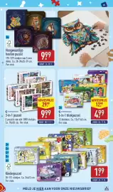 ALDI folder | Speelgoed Pagina 21: Kinderpuzzel €1,99, Clementoni 3-in-1 puzzel €9,99