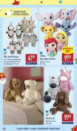 ALDI folder | Speelgoed Pagina 40: Knuffel XL €9,99, Toy Lino Mini-knuffelsetje €4,99