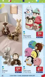 ALDI folder | Speelgoed Pagina 50: Knuffelset €5,99, Zachte knuffel €6,99