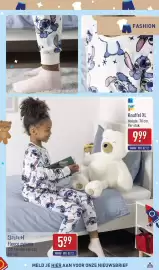 ALDI folder | Speelgoed Pagina 53: Knuffel XL €9,99, Stitch Fleece pyjama €5,99