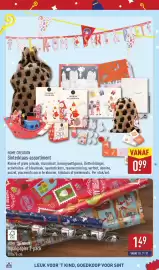 ALDI folder | Speelgoed Pagina 62: Home Creation Sinterklaas-assortiment, Home Creation Inpakpapier 2-pack €1,49