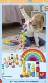ALDI folder | Speelgoed Pagina 9: Houten speelgoed €4,99, Houten speelgoed €4,99