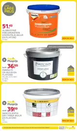 Praxis folder week 44 Pagina 29: Perfection muur en plafond €36,99, Alabastine sneldrogende voorstrijk muur en plafond €51,49