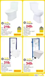 Praxis folder week 44 Pagina 37: Aquavive duoblok toilet tavo met randloze toilet pot €249,00