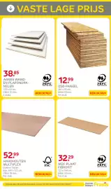 Praxis folder week 44 Pagina 47: OSB-paneel €12,99, Fibrofit mdf plaat €32,29