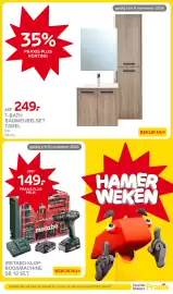 Praxis folder week 44 Pagina 5: Metabo klop-boormachine SB 18 set €149,00, T-bath badmeubelset tadel €249,00