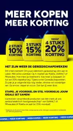 BOUWMAAT folder Pagina 2: Makita dewalt of milwaukee