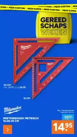 BOUWMAAT folder Pagina 35: Milwaukee Meetdriehoek Metrisch €14,95